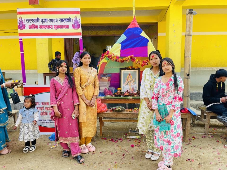 Saraswati Puja Celebration 6
